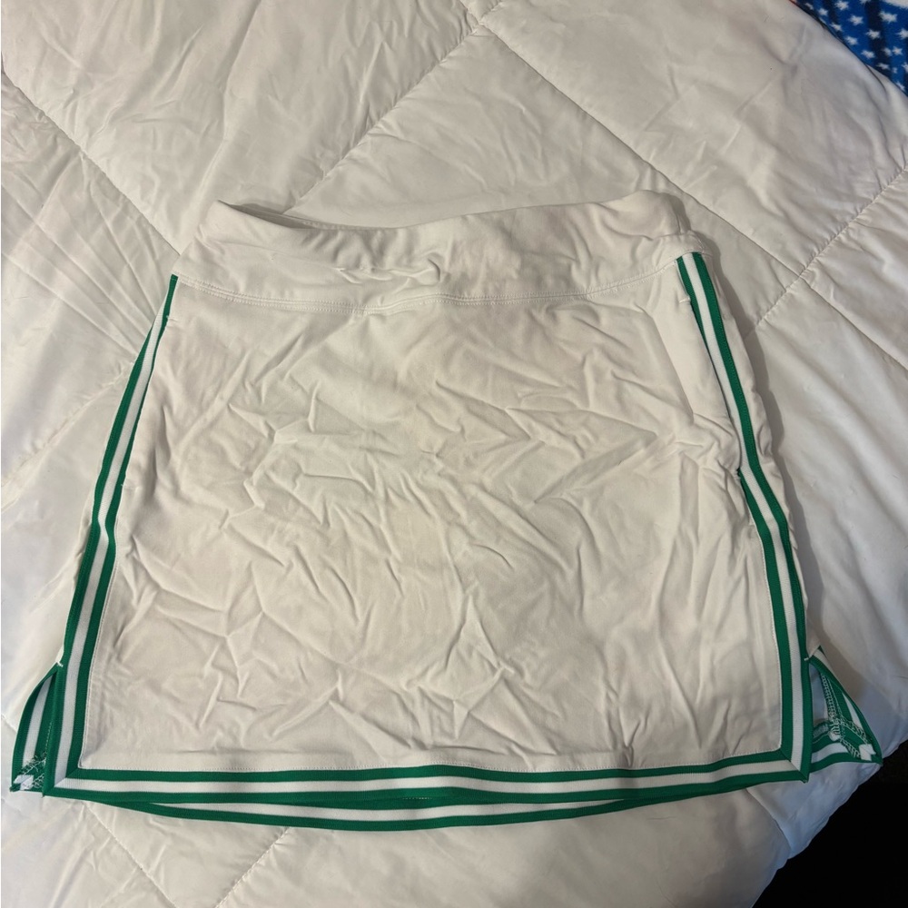 Lady Hagen Golf Skirt with Green Stripes